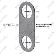 front axle beam end plate kit to make