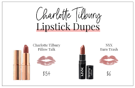 charlotte tilbury lipstick dupes life