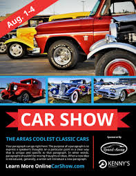 Cool Car Show Flyer Template