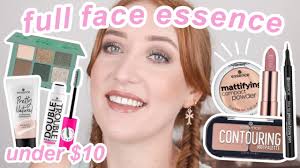 full face using essence cosmetics in