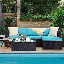 Maybe you would like to learn more about one of these? Amazon Com Vitesse 5 Pieces Outdoor Furniture Sets Patio Sectional Furniture Sets Outdoor Sectional All Weather Pe Rattan Wicker Lawn Conversation Sets Garden Sofa Set With Coffee Table And Washable Cushion Patio