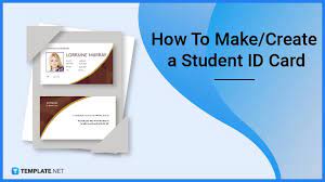 student id card templates exles