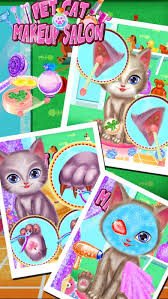 pet cat makeup salon game for