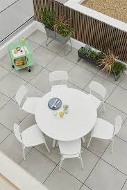 Round Table Fermob Steel Outdoor Table