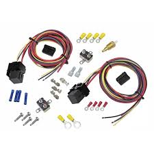 This information is designed to help you understand the. Radiator Fan Dual Electric Thermostat Relay And Wiring Kit