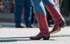 cowboy boots tighter around the calf