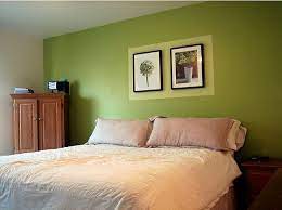 green bedroom walls green curtains