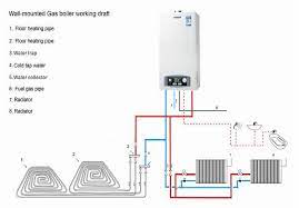 gas boiler for home floor heating