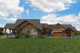 High End Mountain House Plan With