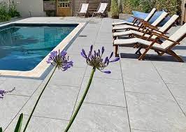 Light Grey Porcelain Garden Tiles Argento