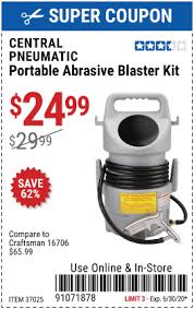 portable abrasive blaster kit