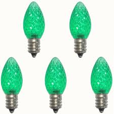 Us 23 99 Ul Listed 25 Pack C7 Led Replacement Bulbs 2 Smd Leds In Each Christmas Bulb For Outdoor String Lights Green Color In Led String From