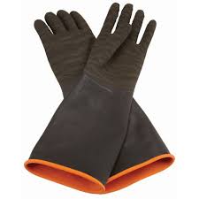 rubber blasting gloves