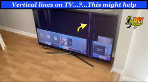 vertical lines on tv diy inspect and