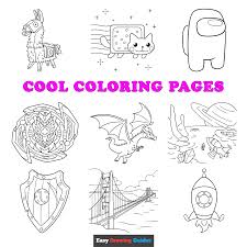 free printable cool coloring pages for kids