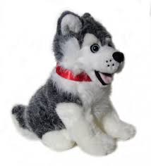 siberian husky puppy dog 12 inch plush