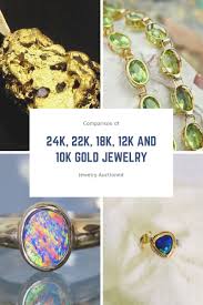 12k 10k gold jewelry auctioned