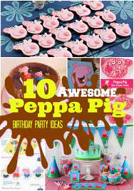 oink oink peppa pig birthday party ideas