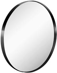 wall mounted round mirror