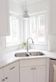 10 clever corner kitchen sink ideas to