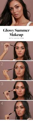 glowy summer makeup tutorial lulus