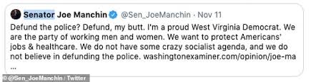 He served as the state's why the indian government is mad at rihanna twitter trolls are after the pop star, too. Aoc Tweets Picture Of Herself Shooting Daggers At Dem Senator Joe Manchin Daily Mail Online