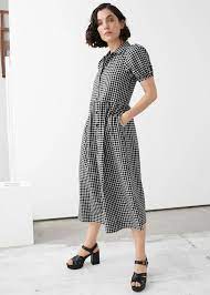 Significant other sylvia knit dress. Amp Other Stories Relaxed Puff Sleeve Midi Dress