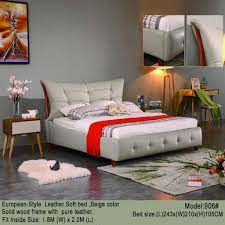 Cream European Style Bed