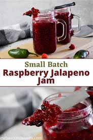 small batch raspberry jalapeno jam