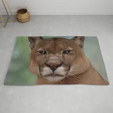 mountain lion rug by laureenr society6