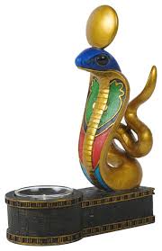 Egyptian Cobra Tea Light Holder