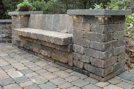 Paving Stone Patio Bench Layout Options