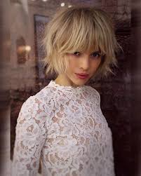 Delicate tapered feathered crop pixie cuts for fine hair have extra vim and vigor when you wear the fabulous color palette gives the youthful pixie a decidedly feminine appearance. 50 Ways To Wear Short Hair With Bangs For A Fresh New Look