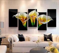 china calla lily flower 3d metal oil