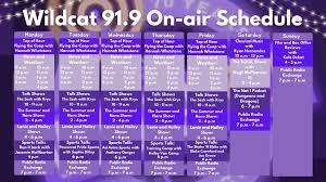 schedule wildcat 91 9