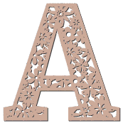 decorative fl letters alphabet