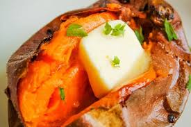 baked sweet potato in the air fryer