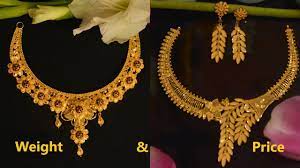 latest gold necklace designs with