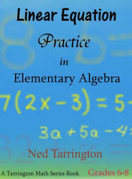 linear equation practice in elementary