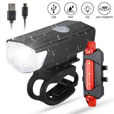 Intey Usb Rechargeable Bike Light Front Led Bicycle Headlight For Safe Cycling For Sale Online Ebay