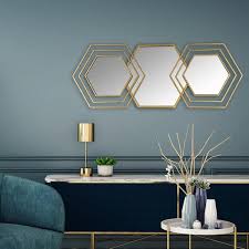 Ine Hexagon Wall Mirror S36872