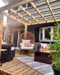 The bungee and bracket system is so simple to use owen can do it. The Top 25 Patio Awning Ideas