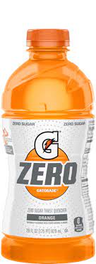 gatorade zero orange bottle 28oz