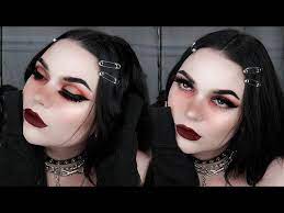 tired goth emo makeup you