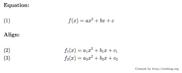 Left Equation Numbering Texblog