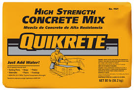 quikrete 80 lb high strength concrete