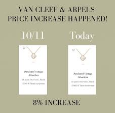 van cleef and arpels increase