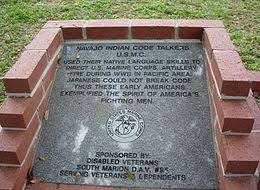 The marines during world war ii enlisted help from navajo. Code Talker Wikipedia