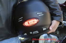 Motorcycle Helmet Light For Rider Visibility Motorbike Writer
