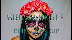 sugar skull bling makeup day of the